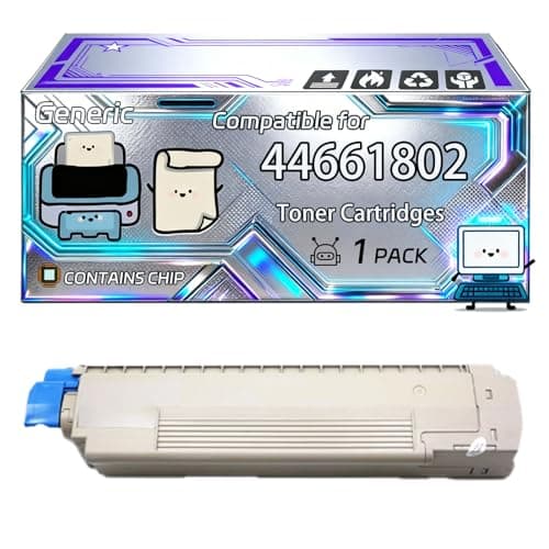 Image of 44661802 Toner Cartridges Compatible for Okidata OKI B840 B840dn B840dtn B840N Printers, With Chip, 20000 Pages, Vibrant Colours (1 Pack Black)