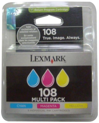 Image of Lexmark #108 3 Inkjet Cartridge - Cyan/Magenta/Yellow