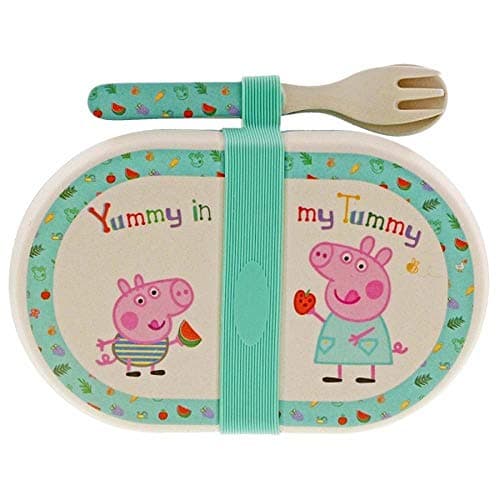 Image of Generic Peppa Pig Bamboo Snack Box Set