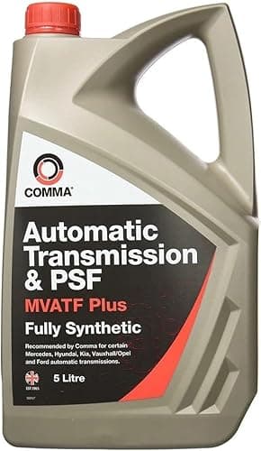 Image of Comma Fully Synthetic Automatic Transmission & Power Steering Fluid Oil MVATF 5L 5 LITRE