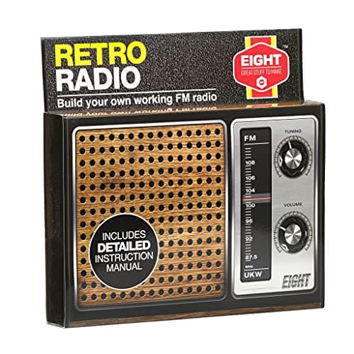 Image of EIGHT Build Your Own Retro Radio Kit, 19 x 3 x 13 centimeters