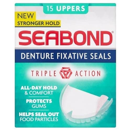 Image of Seabond Denture Fixative Seals, 15 pieces