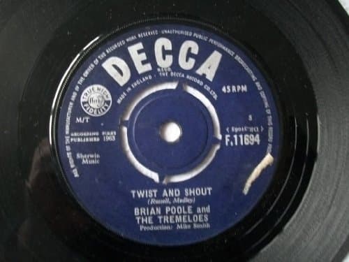 Image of BRIAN POOLE & TREMELOES Twist and Shout/We Know 7"