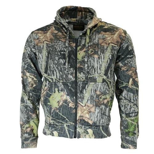 Image of Adults Camo Combat Zip Hoodies/Hooded Top - 8 Camo Colours to Choose from! (XXXL, Jungle Force)