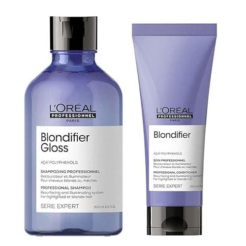 Image of L'oreal Professionnel Serie Expert DUO Blondifier Shampoo Gloss 300ml and Conditioner 200ml