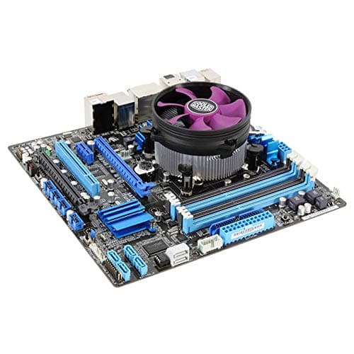 Image of Cooler Master X Dream i117 CPU Air Cooling System - 60.4 mm Low-Profile Cross-Shaped Design, 95mm Low-Noise Fan (19 dBA, 1800 RPM), Push-Pin Clip Installation - Compatible with Intel LGA 1200 Sockets