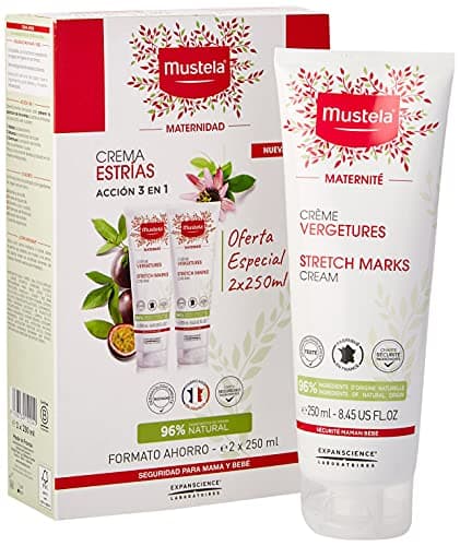 Image of Mustela 48623 – Anti Stretch Marks Body Cream, Duplo Format, 2 x 250 ml