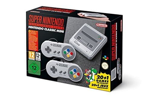 Image of Nintendo Classic Mini Console: Super Nintendo Entertainment System (SNES) – Pre-Installed with 21 Classic Games (Renewed)