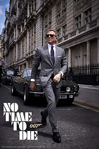 Image of James Bond No Time To Die Film Cinema Print Poster Wall Art Picture A4