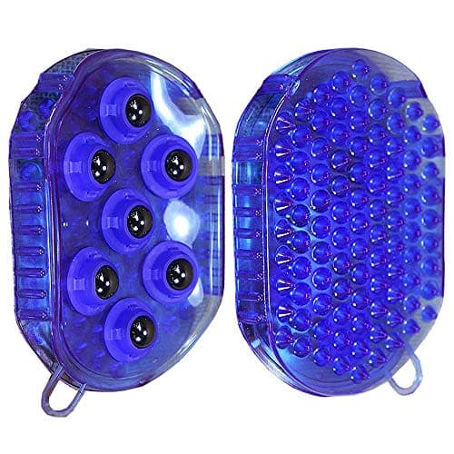 Image of Tough-1 Rubber Jelly Massage Mitt Purple