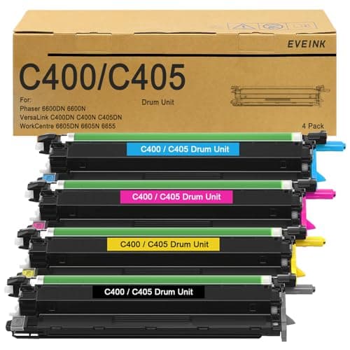 Image of Versalink C400 C405 Drum Unit 108R01121 Imaging Unit Replacement for Xerox Phaser workcentre 6600 6605 6655 Versalink C400 C405 Printer(Black Cyan Magenta Yellow Combo Pack)