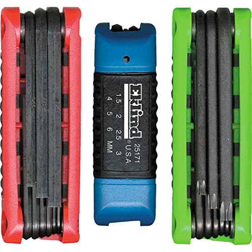 Image of EKLIND 25024 Ergo-Fold Fold-up Inch / MM Hex Key allen wrench & TORX star Combo (3 sets 24pc)
