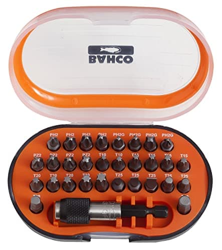 Image of Bahco 59S312 59/S31-2 Bit Set includes PZ/ PH/ TX (31 Pieces)