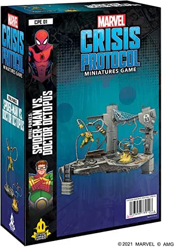 Image of Atomic Mass Games | Rivals Panels: Spider-Man vs Doctor Octopus: Marvel Crisis Protocol | Miniatures Game | Ages 14+ | 2+ Players | 45+ Minutes Playing Time