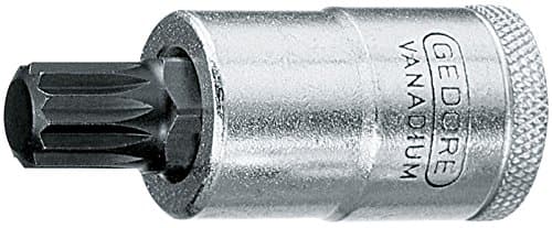 Image of Gedore INX198 1/2 M 8 x 55 mm Screwdriver Bit Socket - Silver