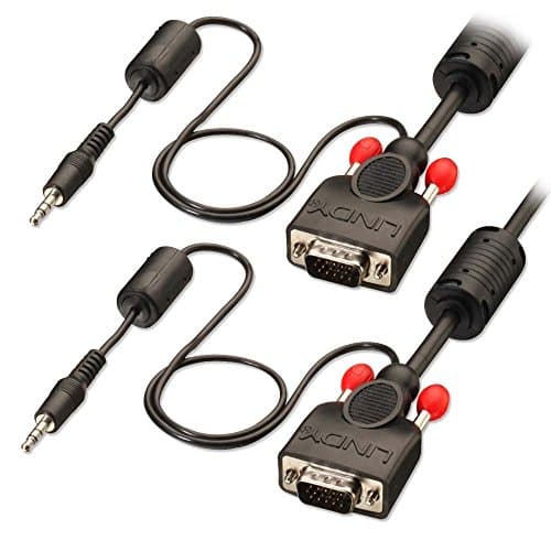 Image of LINDY 3m Premium VGA & Audio Cable