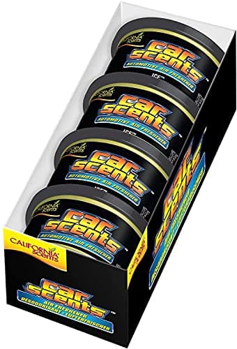 Image of California Scents Car Air Freshener Ice Scent, Fresh Smell Pack 4