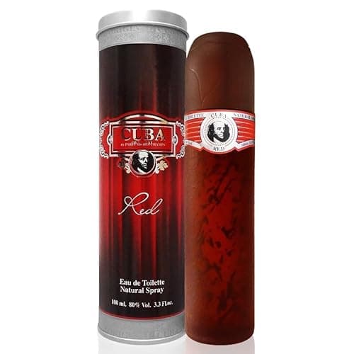 Image of Cuba Red Eau De Toilette for Men Naturtal Spray De France Toilette Spray 100 ml Parfum for Him Perfume Gift - Modaleo Collections
