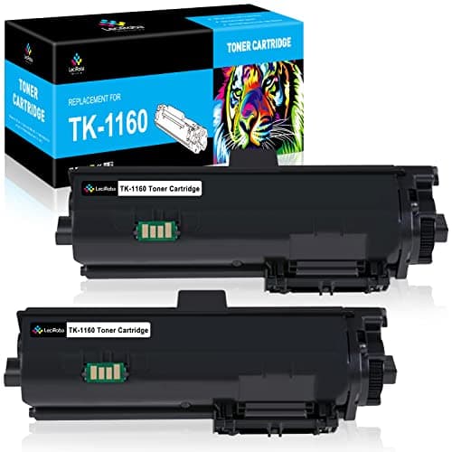 Image of LeciRoba TK-1160 Toner Cartridges Replacement for TK-1160 TK1160 Toner ,for Kyocera ECOSYS P2040DN P2040DW P2050DN P2040 DN P2040 DW 2040DN 2040DW printers ( 2-Black)
