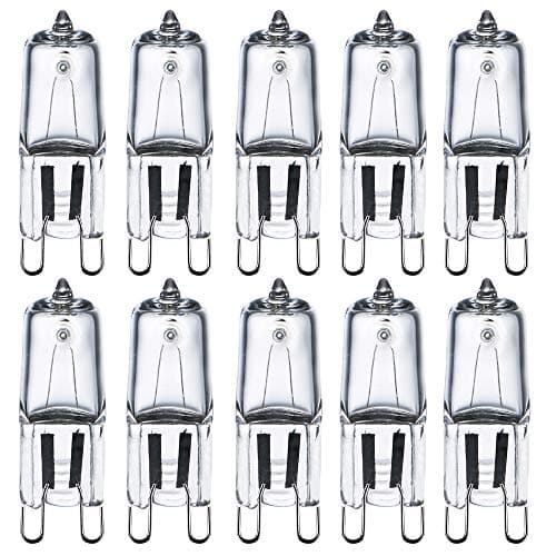 Image of Comyan G9 Halogen Light Bulbs 230V 33W (34W) 2800K Warm White Clear G9 Capsule Bulb Dimmable, 10Pack