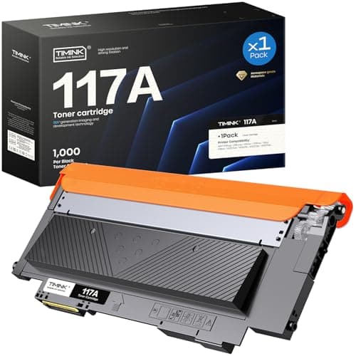 Image of Timink 117A Toner Cartridges Replacement for HP Toner 117A W2070A Multipack Compatible with Color Laser MFP 150nw 179fnw 179fwg 178nw 178nwg 150a 150w (1 Black)