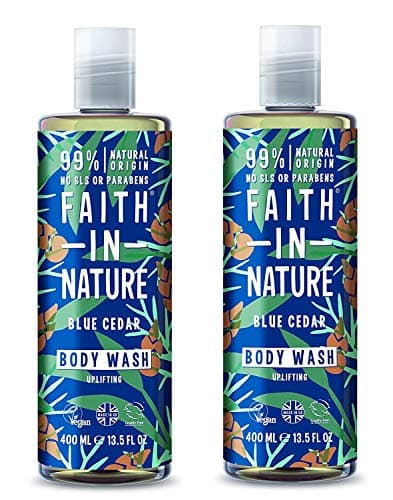 Image of Faith in Nature Faith For Men Blue Cedar SG/FB 400ml X 2 (Pack of 2)