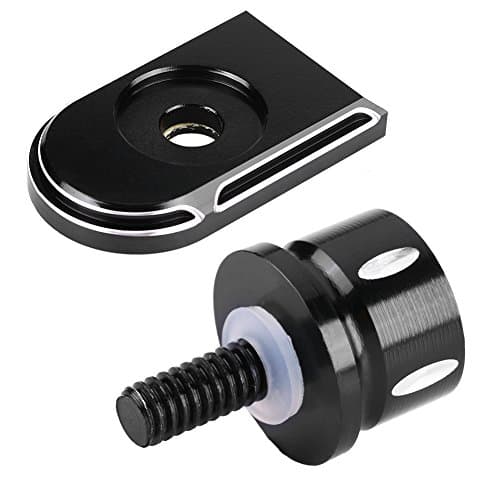 Image of Motorcycle Aluminum Rear Seat Bolt, Seat Screw Tap Mounting Seat Bolt compatible with Knurled Side