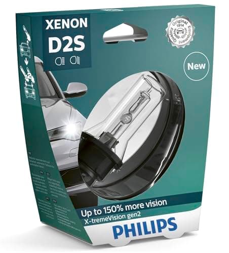 Image of Philips 85122XV2S1 X-tremeVision gen2 Xenon headlight bulb D2S, single blister