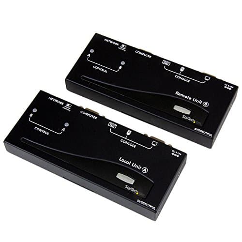 Image of StarTech.com Long Range 1000 ft USB VGA KVM Over CAT5/5e CAT6 UTP Extender - KVM Console Over Ethernet for multiple servers/PC's IT Grade (SV565UTPUL)