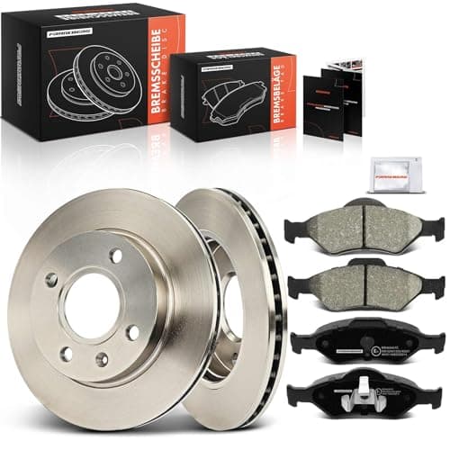 Image of Frankberg Brake Kit incl. 2x Brake Disc + 4x Brake Pad Front Compatible with KA RB Fiesta IV Yes JB 121 III YesSM JBSM Fiesta Box J3 J5 JV Replace# 1373289