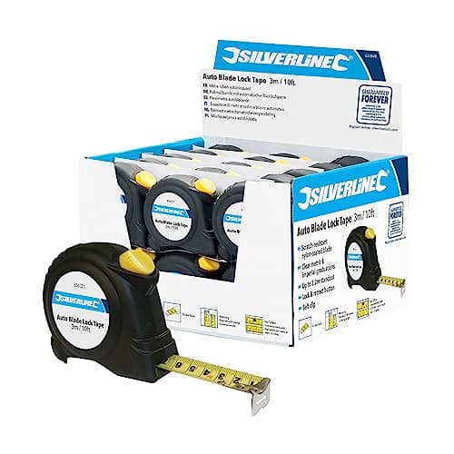 Image of Silverline Auto Blade Lock Tape Display Box 30pce 3m / 10ft x 16mm (633848)