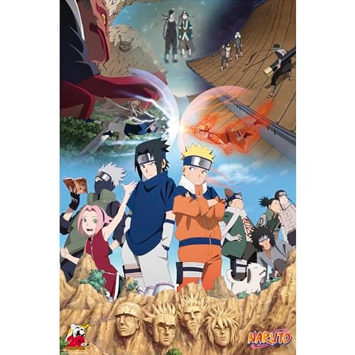Image of GB eye - NARUTO - Poster Maxi 91,5x61 - The will of fire