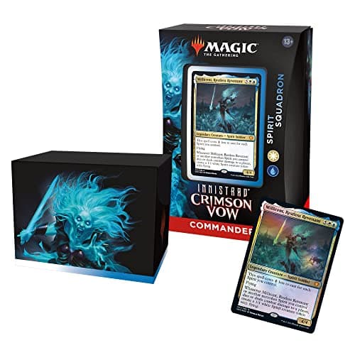 Image of Magic The Gathering Innistrad: Crimson Vow Commander Deck Spirit Squadron (White-Blue)