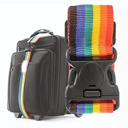 Image of STATUS Luggage Strap Multi Colour | Without Lock | Suitcase Strap | SLUGSTRAP1PK3