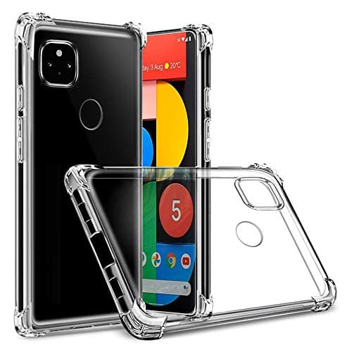 Image of Totill Case for Google pixel 5, Crystal Clear [Anti Yellow], Ultra Thin Designed, Drop Protection, Fully Protective Smartphone, Cover for google 5 phone Funda Coque Hülle, 6.0 inch-Pure Clear
