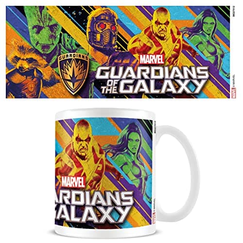 Image of Pyramid International Marvel Guardians of The Galaxy Mug in Presentation Box (Colourised Heroes Design) 11oz Coffee Mug, Coffee Mugs for Women and Men - Official Merchandise