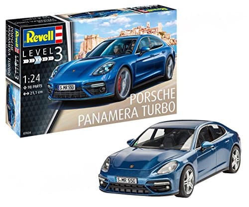Image of Revell Porsche Panamera 2 Model Kit, 1:24 Scale 21 cm