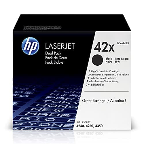 Image of HP Q5942XD 42X High Yield Original LaserJet Toner Cartridges, Black, Multipack