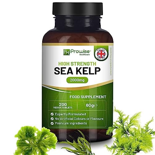 Image of Sea Kelp 2000mg 200 Vegan Tablets | Natural Source of Iodine | Premium Ingredients | Proudly Made in the UK by Prowise