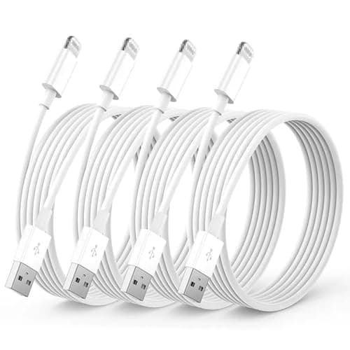 Image of Fast Charging 8-Pin USB to Phone Cable – Durable Braided Power Lead for iPhone Devices, Quick Charge & Data Sync Cord, Heavy-Duty Tangle-Free Charger Cable