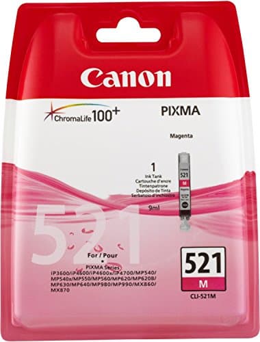Image of Canon CLI-521 Inkjet Toner Cartridge - Magenta