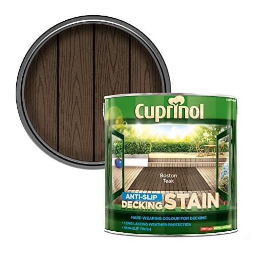 Image of Cuprinol 5092617 2.5L anti slip Decking Stain Boston Teak