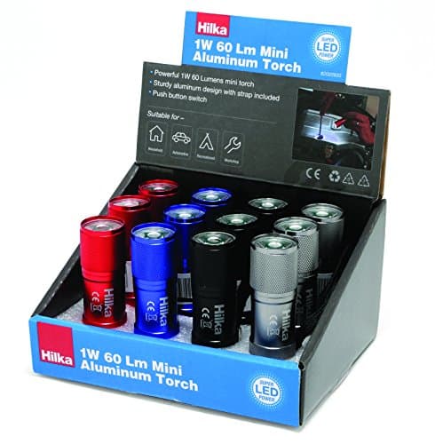 Image of Hilka 82020920 90 LED 1 W 60 lm Aluminium Mini Torch