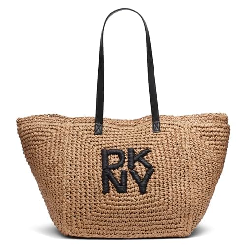 Image of DKNY Women's Paloma Tote Bag, Natural/Black, One Size