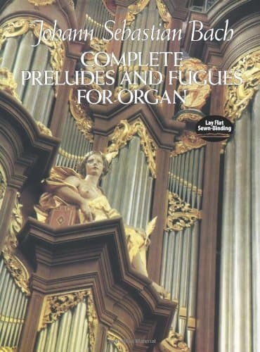 Image of By Johann Sebastian Bach - Complete Preludes and Fugues for Organ: Bach (Dover Music for Organ)