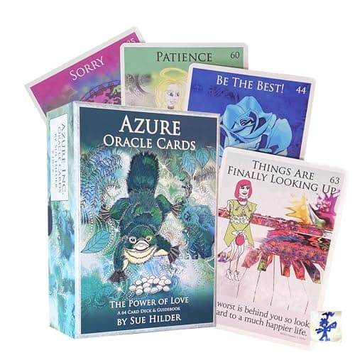 Image of Azure Oracle Cards: A 64 Silver-Edged Card Deck and Guidebook