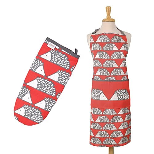 Image of Auntie Morags Scion Spike Red - Apron & Single Glove Set