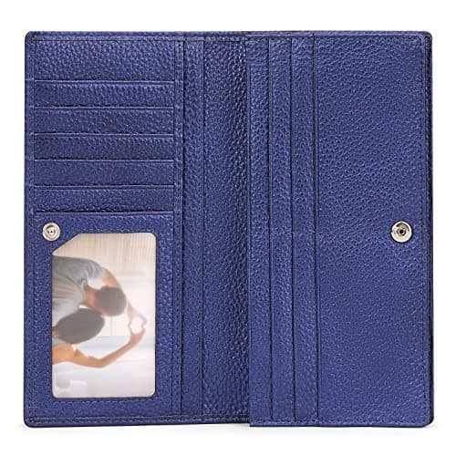 Image of SENDEFN Leather Purses for Women, RFID Blocking Bifold Ladies Wallets, Ladies Purses with Multi Card Holder Clutch