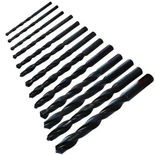 Image of 29pc HSS Imperial Drill Bit Set 1/16" - 1/2" Mixed Sizes Jobber Twist Drills H29