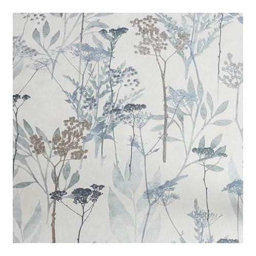 Image of Superfresco Easy Solstice Pale Blue Floral Wallpaper | Paste the Wall | Blue Floral | Eco-Friendly